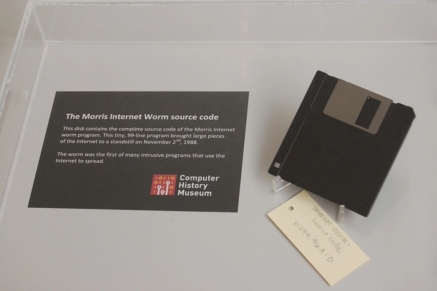 Morris Worm Floppy Disk